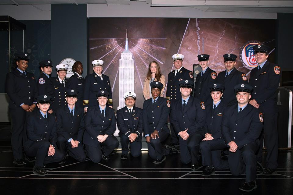 Acting Fire Commissioner Laura Kavanagh Lights the Empire State Building in Honor of EMS Week