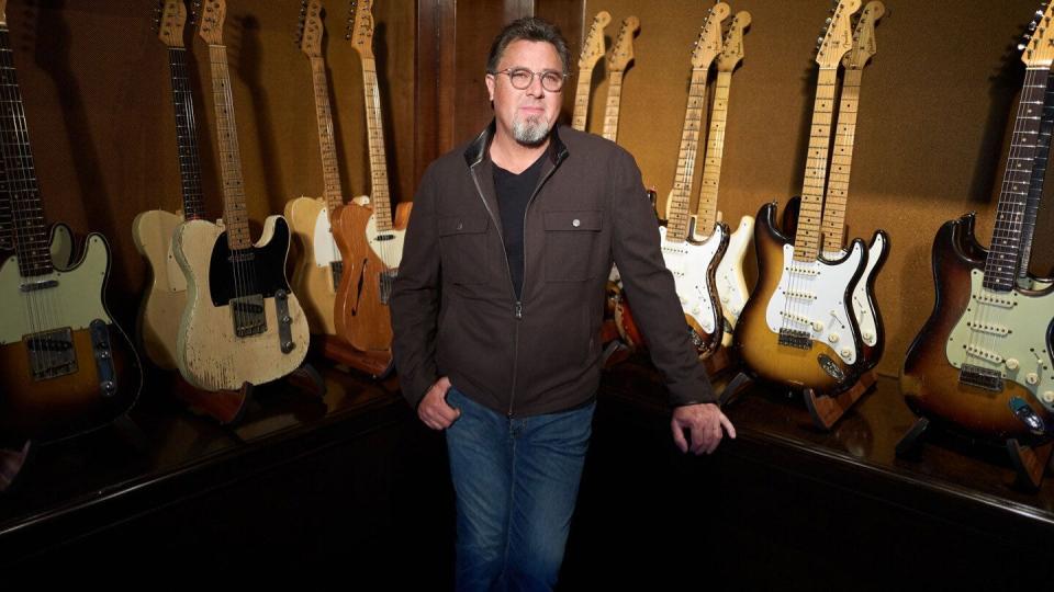 Vince Gill performs at Augusta's Bell Auditorium on Sunday, July 10.