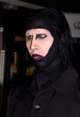 Marilyn Manson at the LA premiere of Screen Gems' Resident Evil