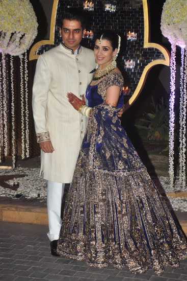 Newlyweds Rriddhi Malhotra and Tejas Talwalkar.Image:Vogue