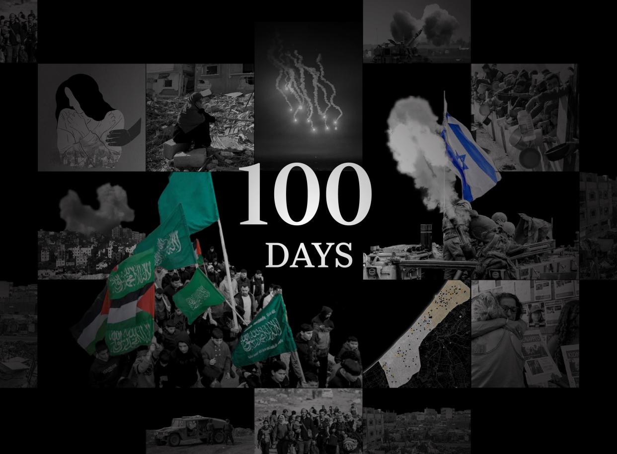 100 days of Israel and Hamas war
