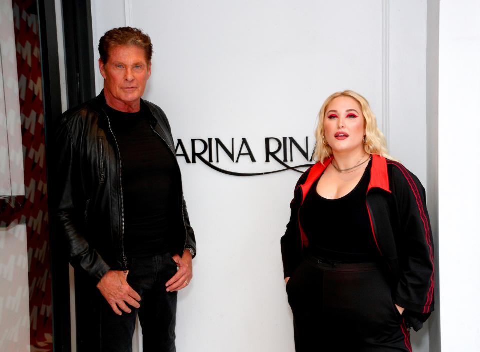 <p>File image: David Hasselhoff and Hayley Hasselhoff attend the GYM Capsule Collection at Marina Rinaldi Boutique </p> (Getty Images)