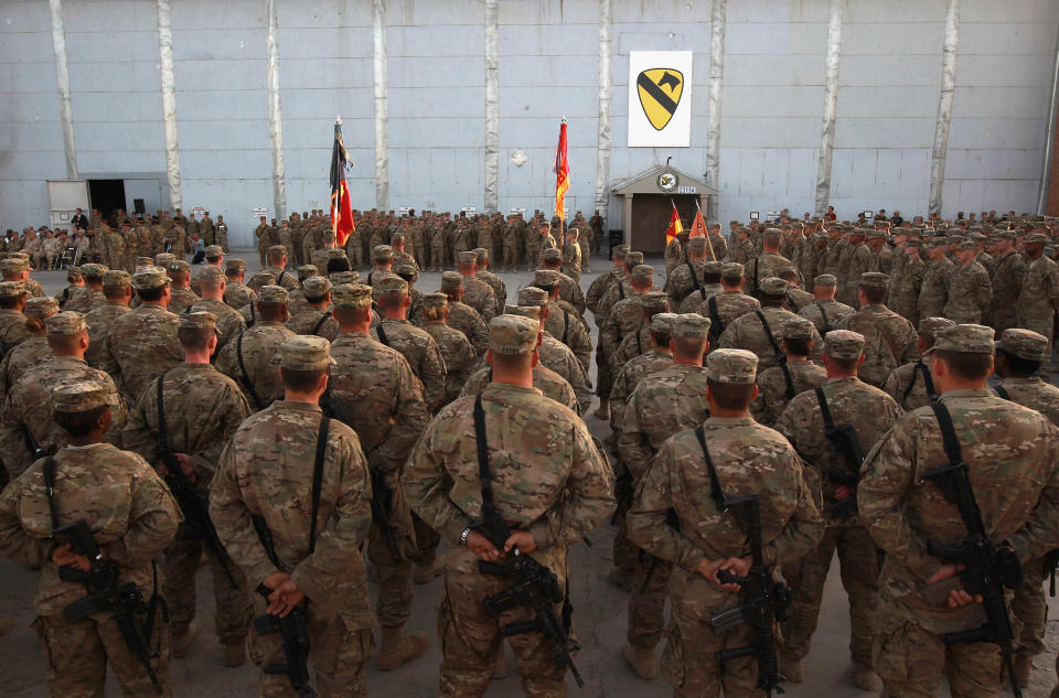 U.S. Soldiers Commemorate 9/11 Anniversary At Bagram Air Field