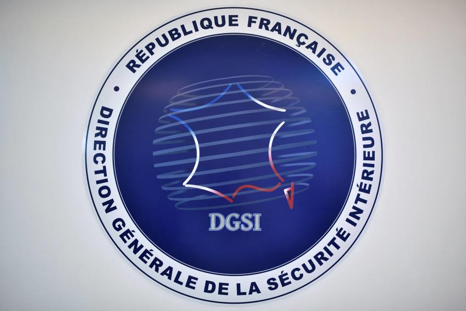Le logo de la DGSI, qui a arrêté cet homme soupçonner de projeter une attaque contre un édifice religieux.