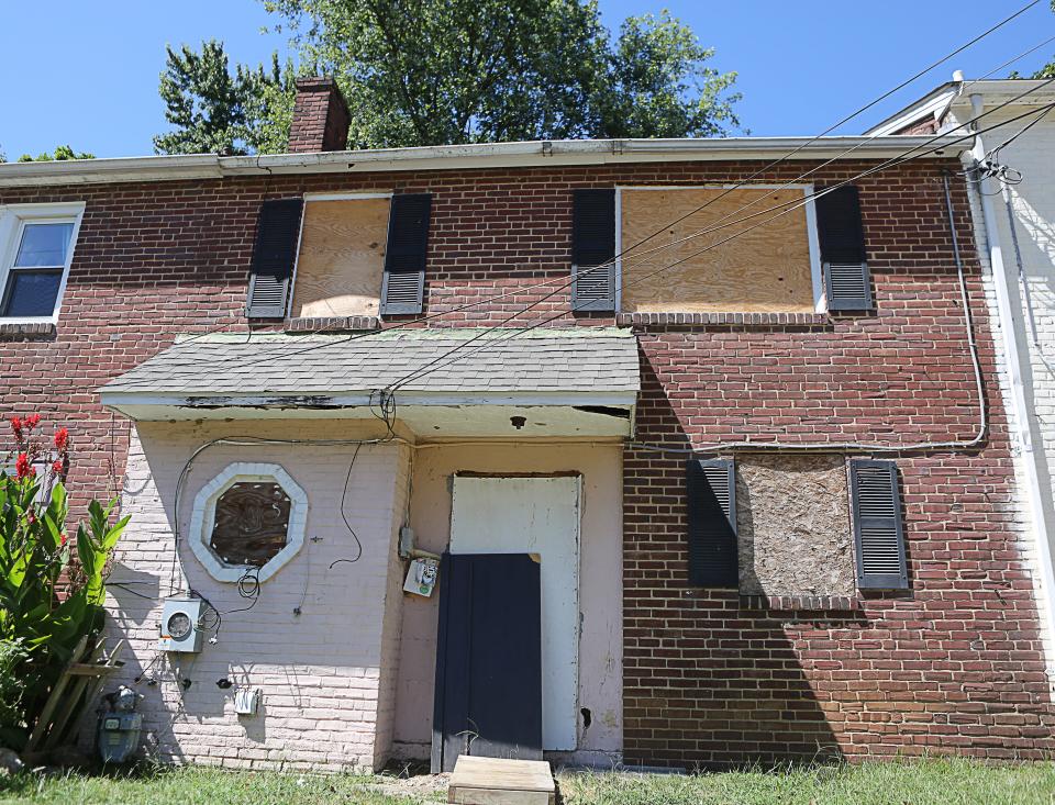 This home on S. Cannon Drive is an example of a property that New Castle County acquires in a program that aims to turn vacant houses into a livable places.  The site was recently sold by the owner to the county.