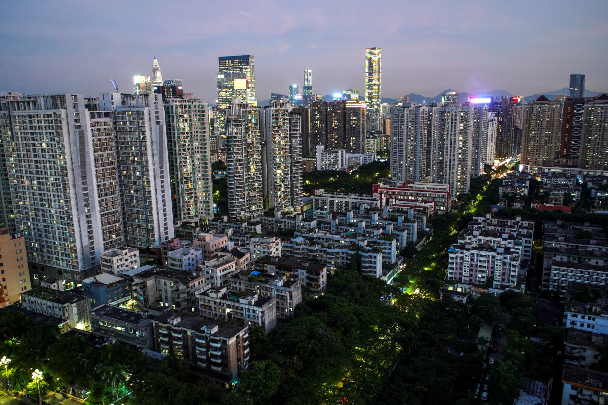 Resident buildings and offices are seen in Shenzhen, Guangdong Province, China, September 6, 2019. Picture taken September 6, 2019. REUTERS/Athit Perawongmetha