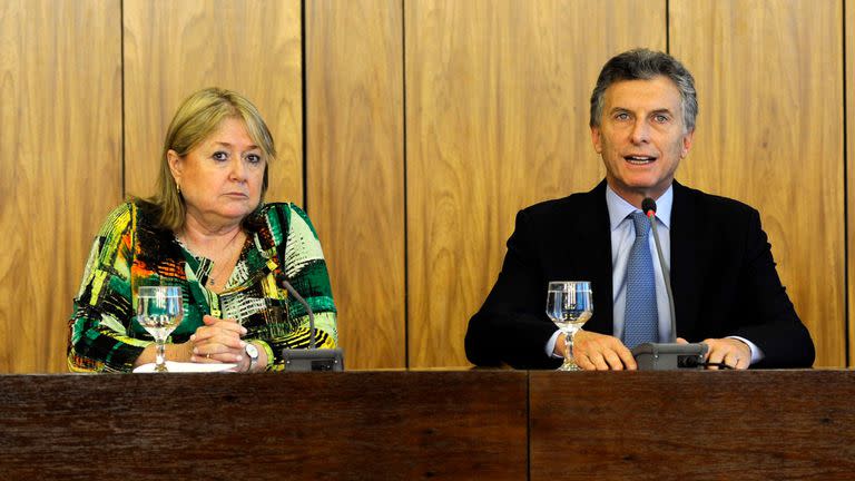 Susana Malcorra y Mauricio Macri