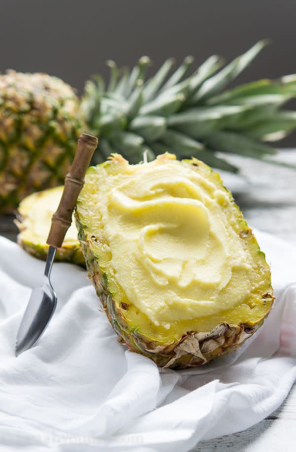 Creamy Pineapple Sorbet