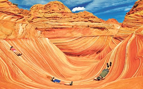 The Wave rock formation in Arizona, - Credit: Jamalrani/Jamalrani