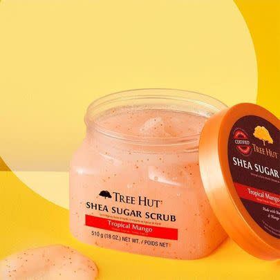 Tree Hut's shea sugar scrub will exfoliate your skin, leaving it feeling smooth and hydrated.