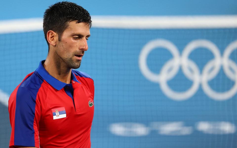Novak Djokovic is struggling against Alexander Zverev - REUTERS