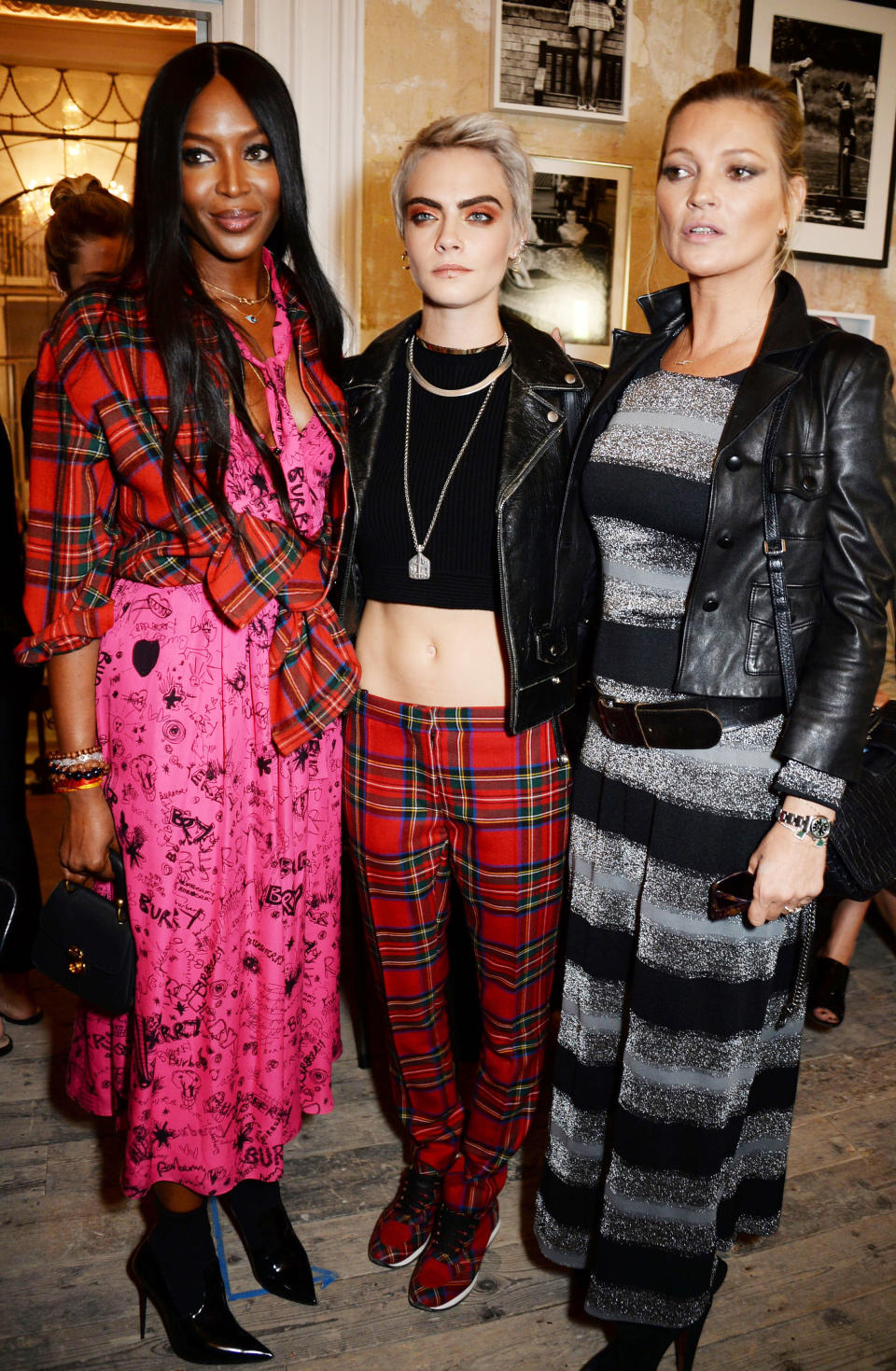 Burberry never fails to draw an A-list crowd [Photo: Rex]