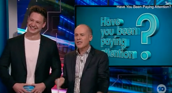 Matt's turn as quizmaster on the gameshow has raised more questions than answers. Photo: Ten