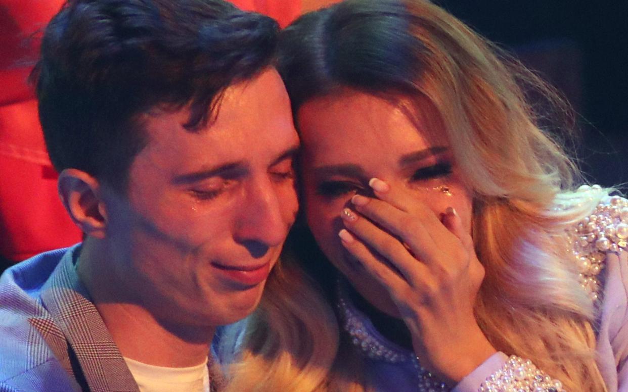 Singer Julia Samoylova (Yulia Samoilova) representing Russia with husband Alexei Taran  - TASS