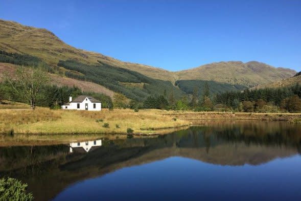 The main cottage at Glen Massan