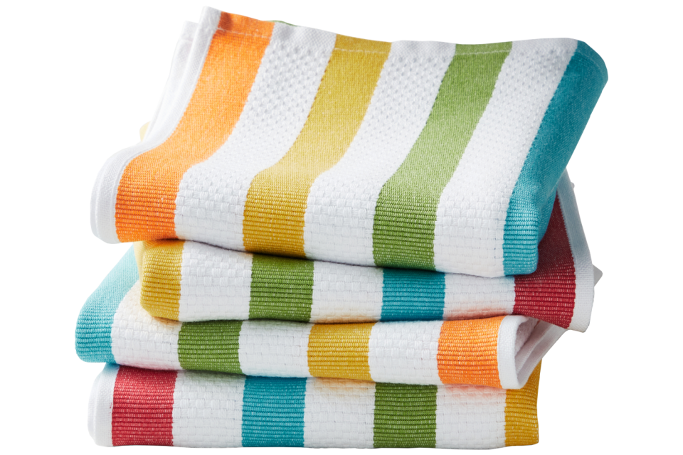 Rainbow Stripe Towels from Williams Sonoma benefitting the Trevor Project