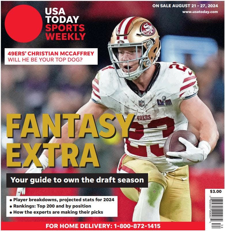 Fantasy football rankings for 2024 Niners' Christian McCaffrey back on