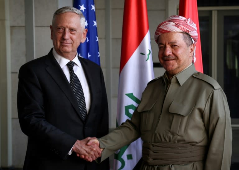 When US Defence Secretary James Mattis met Iraqi Kurdish leader Massud Barzani, he told him the US opposed plans to hold an independence referendum next month