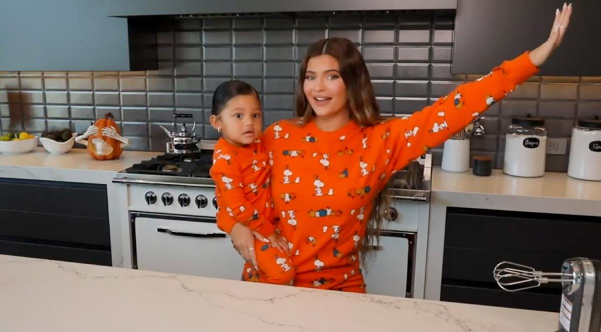 Kylie Jenner and Stormi Webster Do the Toddler Cuddle Challenge