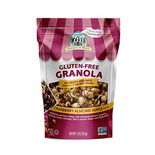 9) Gluten-Free, Non GMO Granola, Cranberry Almond Maple