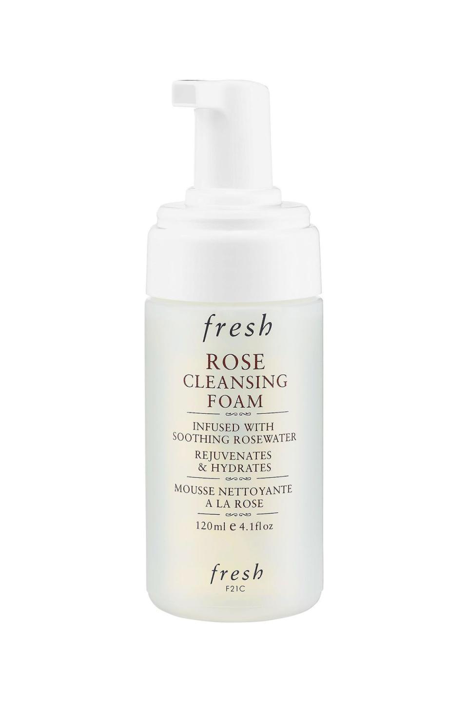 9) Rose Cleansing Foam