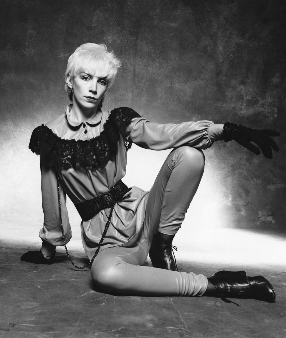 <p>Although the singer was successful in the late 1970s, her star took off in the 1980s when she formed the synthpop duo <em>The Eurythmics</em>. The group’s hit <em>Sweet Dreams </em>hit No. 1 in the U.S. She became an icon for her unmistakable voice and her androgynous style.</p>