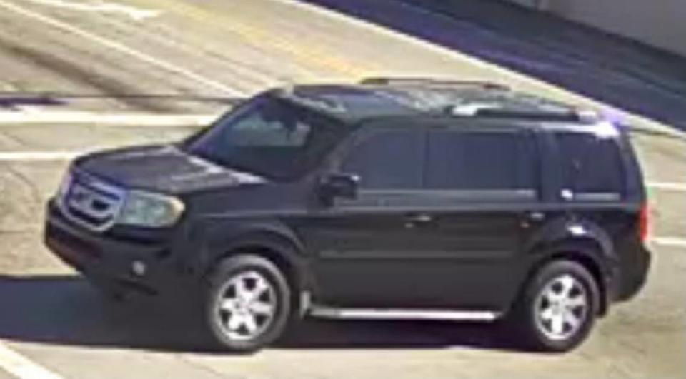 The SUV that Miami police say Maryuri Varela was last seen entering.