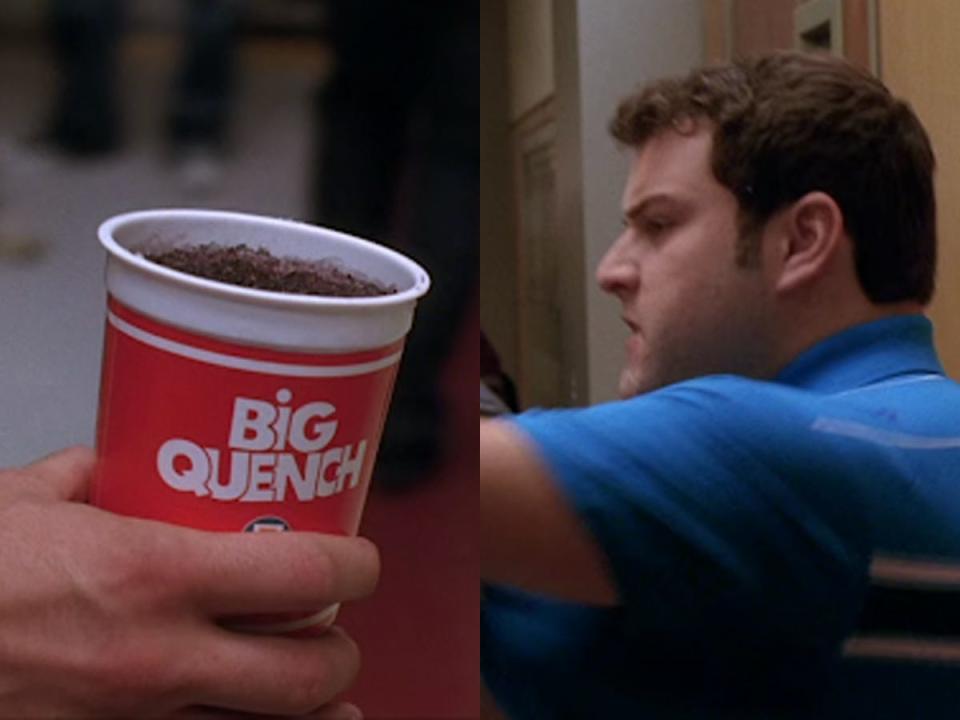 Big Quench side by side with Dave on "Glee."