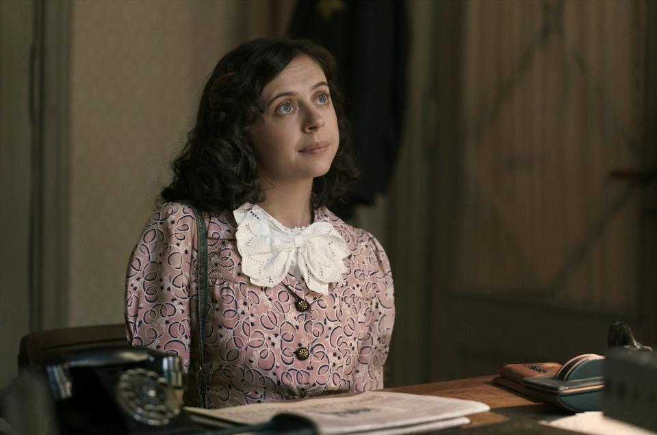 Bel Powley as Miep Gies in "A Small Light."