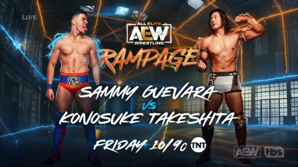 Sammy Guevara Konosuke Takeshita AEW Rampage