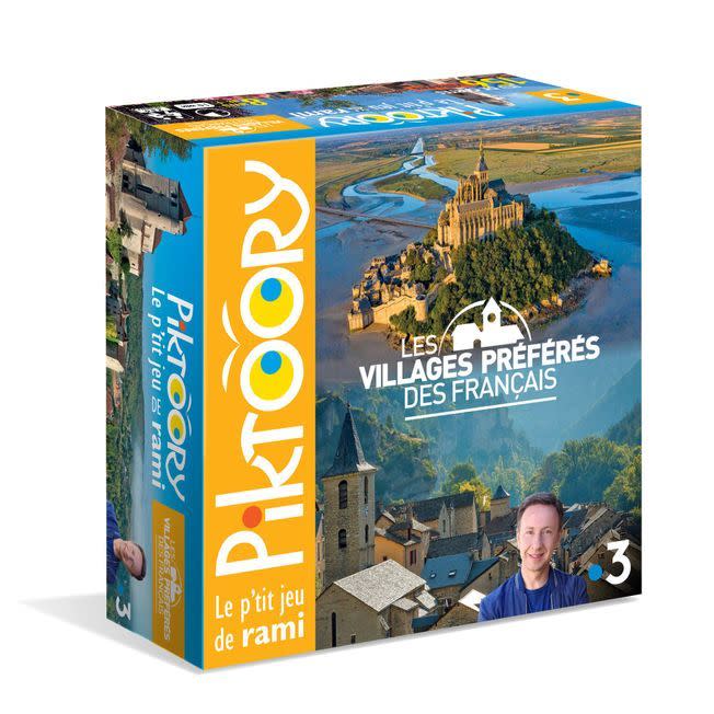 Le jeu de cartes Les villages préférés des Français.