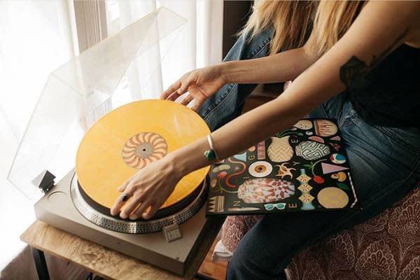VINYL MOON curates and designs records for the musically curious. Each month, subscribers receive a mix of 10 up-and-coming musical artists pressed to beautiful, high-quality colored vinyl in a custom-designed record jacket. &lt;br&gt;<br />&lt;br&gt;<strong><a href="https://fave.co/2W8QpbO" target="_blank" rel="noopener noreferrer">Get a VINYL MOON membership, $23/box</a></strong>.