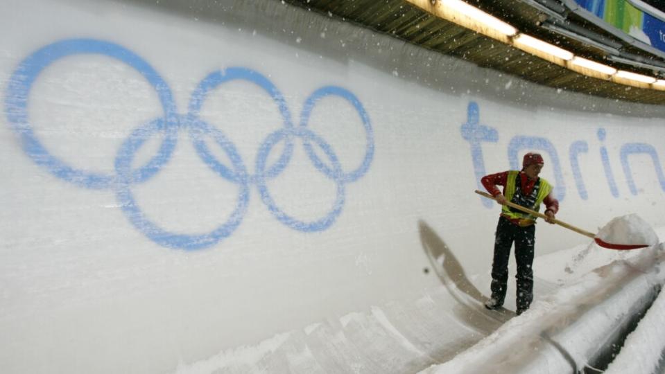 Torino Winter Olympics Sliding Track