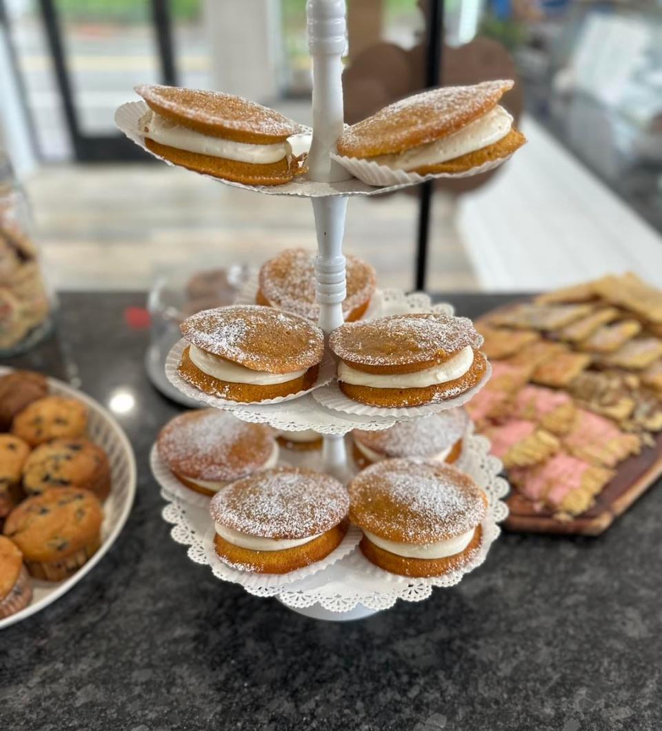 Pumpkin whoopie pies are sold at The Merry Café in Weymouth.