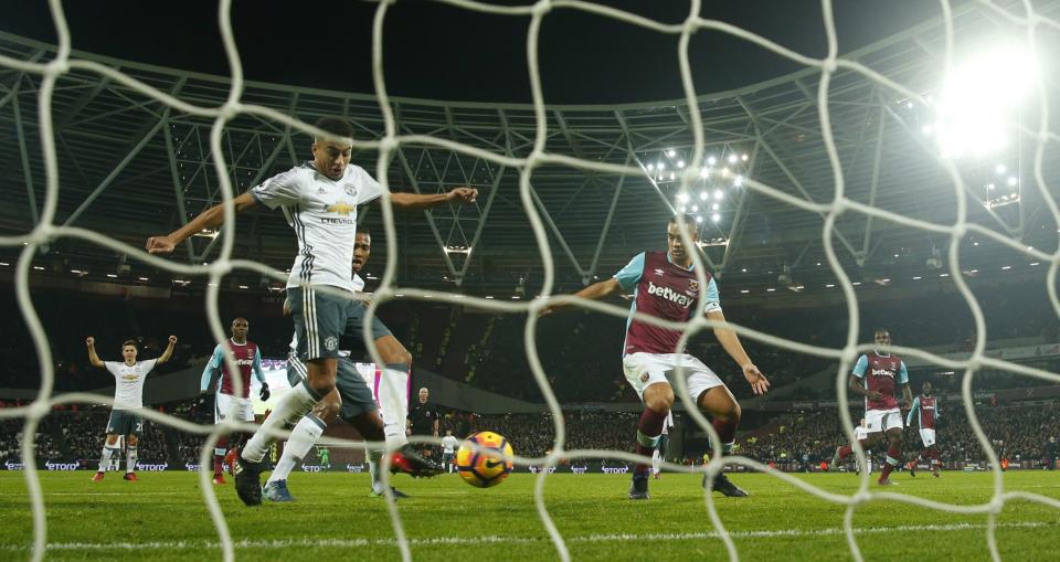 <p>West Ham United v Manchester United </p>