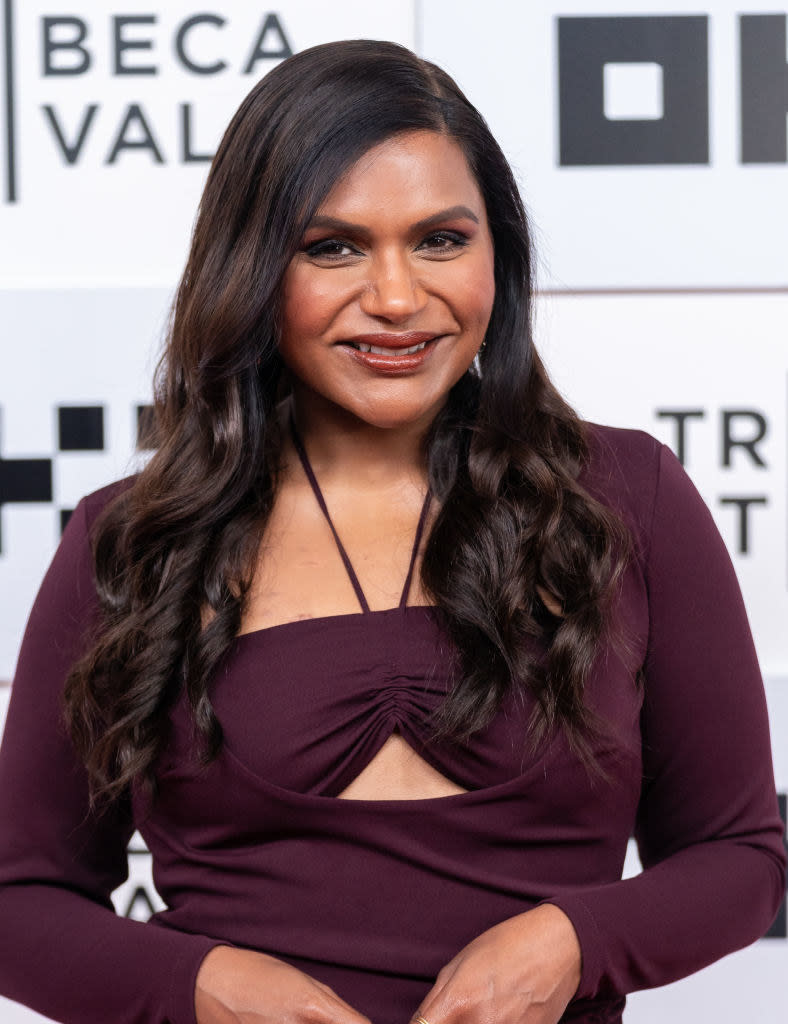 closeup of Mindy Kaling