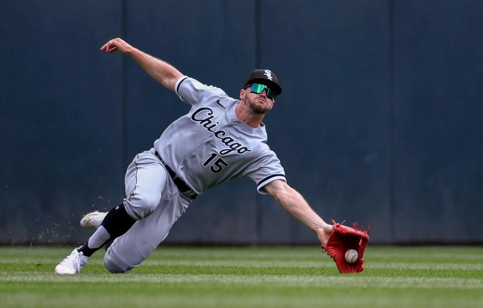 Chicago White Sox center fielder Adam Engel