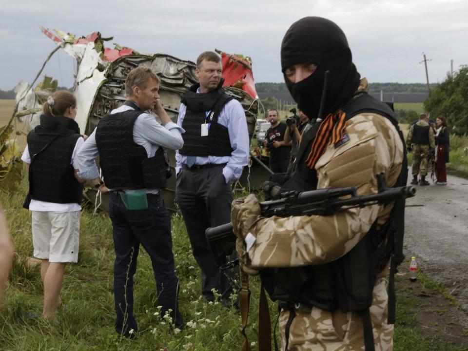 Malaysia MH17 crash site Ukraine