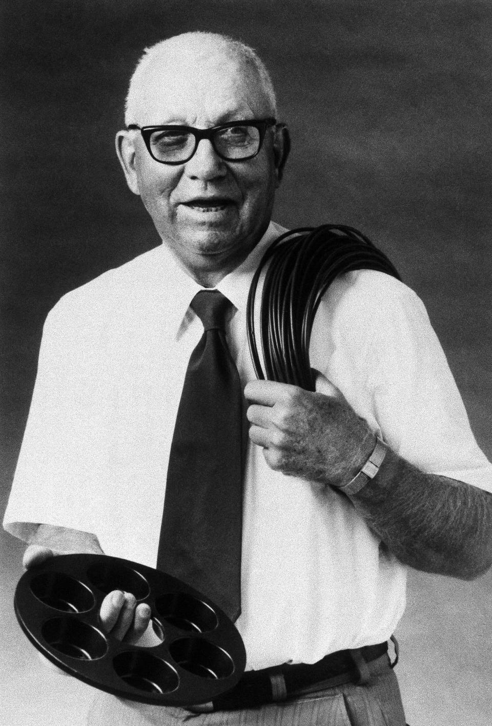 Dr. Roy J. Plunkett Inventor of  "Teflon" at the National Inventors Hall of Fame, April 1986. (AP Photo)