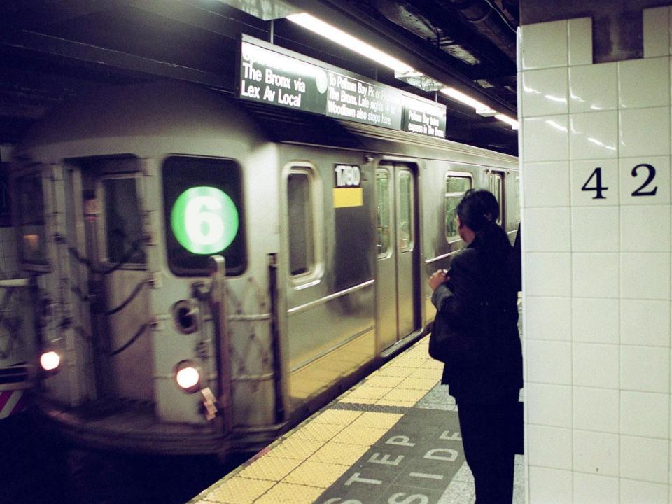 Felipe Mondragon was taken off the uptown number 6 train in handcuffs at 23rd Street Station (file image): STAN HONDA/AFP/Getty Images