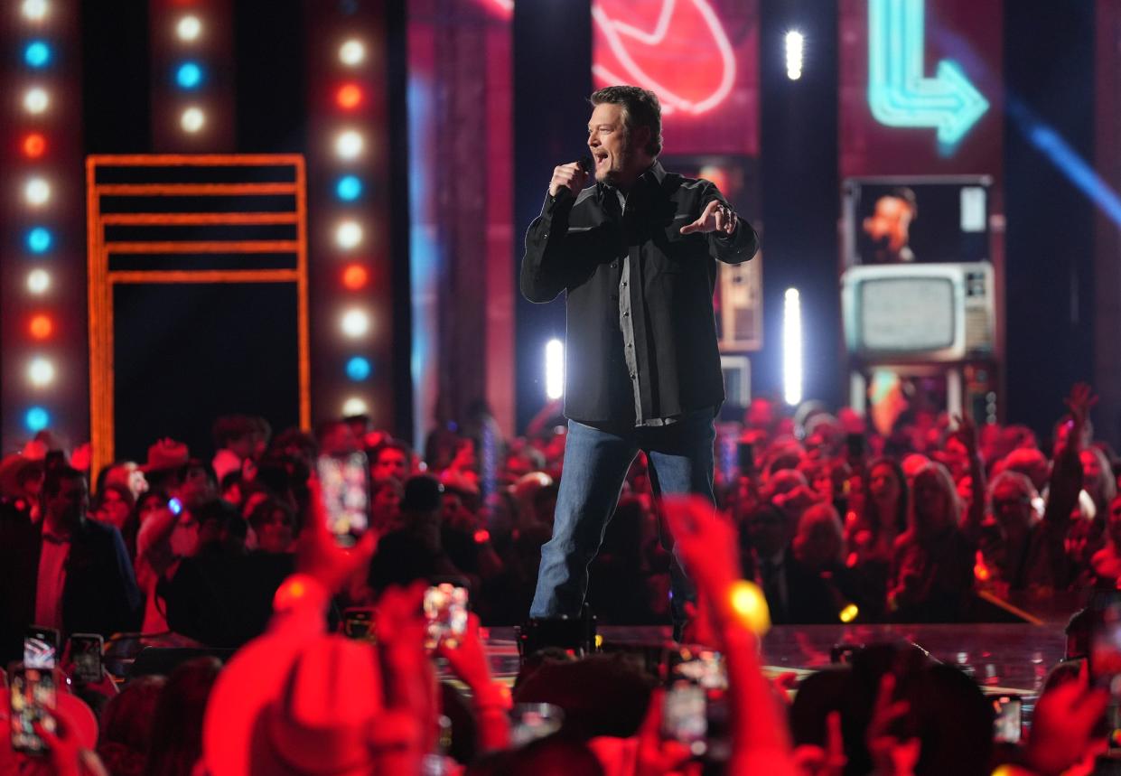 Blake Shelton will be at Fiserv Forum Feb. 24.