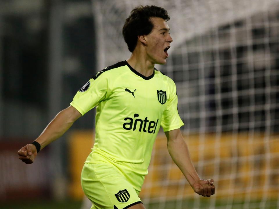 Manchester United's new signing Facundo Pellistri (POOL/AFP via Getty Images)