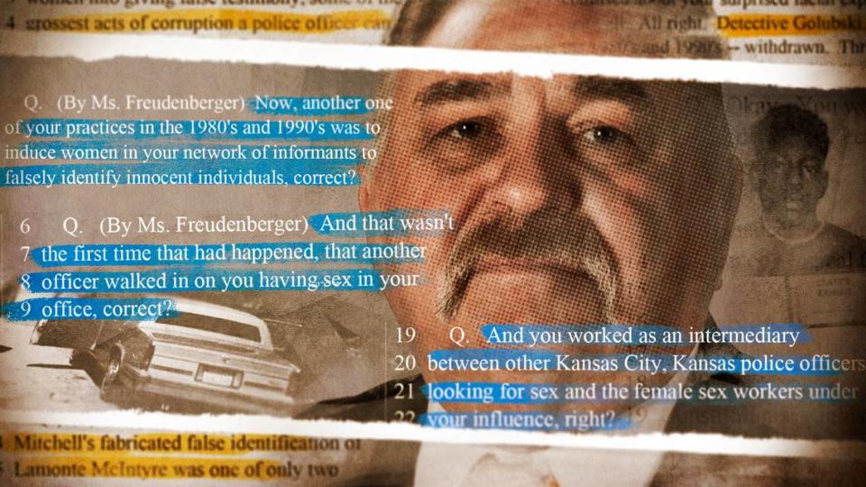 Former Kansas City, Kansas, police detective Roger Golubski faces allegations in a lawsuit that he used his police badge to exploit vulnerable Black women for sexual favors and coerced some of them into fabricating testimony to clear cases he investigated.