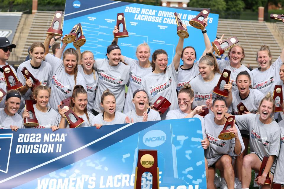 The UIndy women's lacrosse team won the Division II national championship on Sunday.
