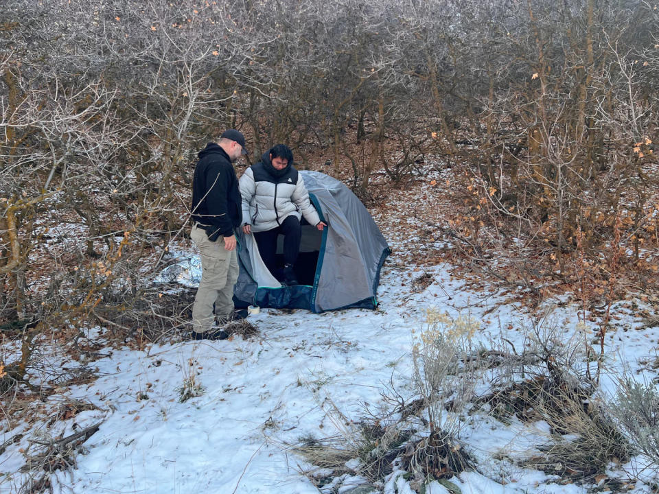 Kai Zhang, a Chinese foreign exchange student in Utah, was found alone in a tent in the mountains. (Riverdale City Utah)