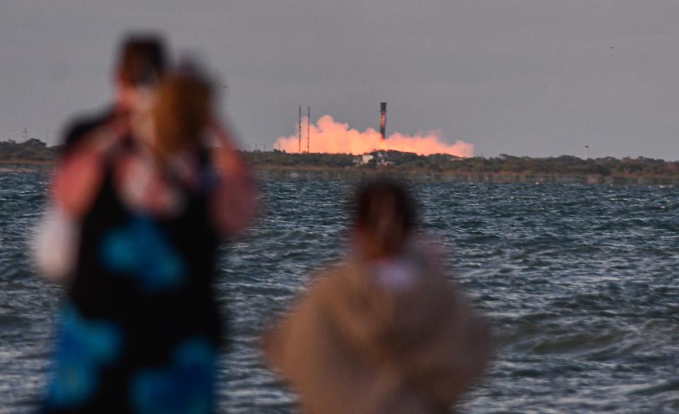 SpaceX's Bandwagon-1 booster lands Sunday night at Cape Canaveral Space Force Station, providing spectators a photo-worthy event.