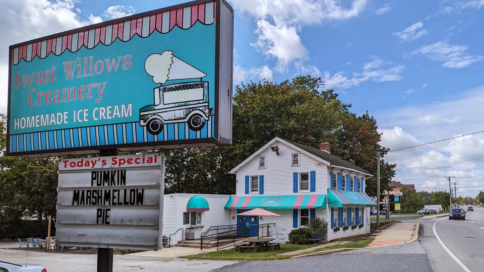 Sweet Willows Creamery Homemade Ice Cream on East Prospect Road in Springettsbury Township.