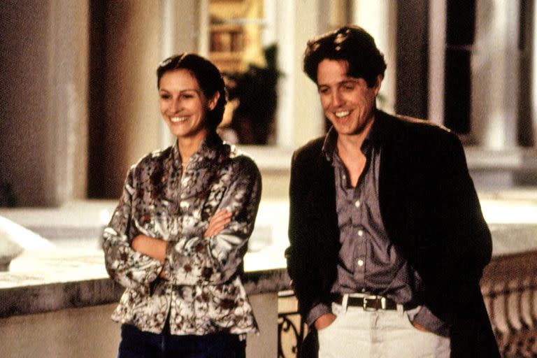 Julia Roberts y Hugh Grant, en el film de Roger Michell