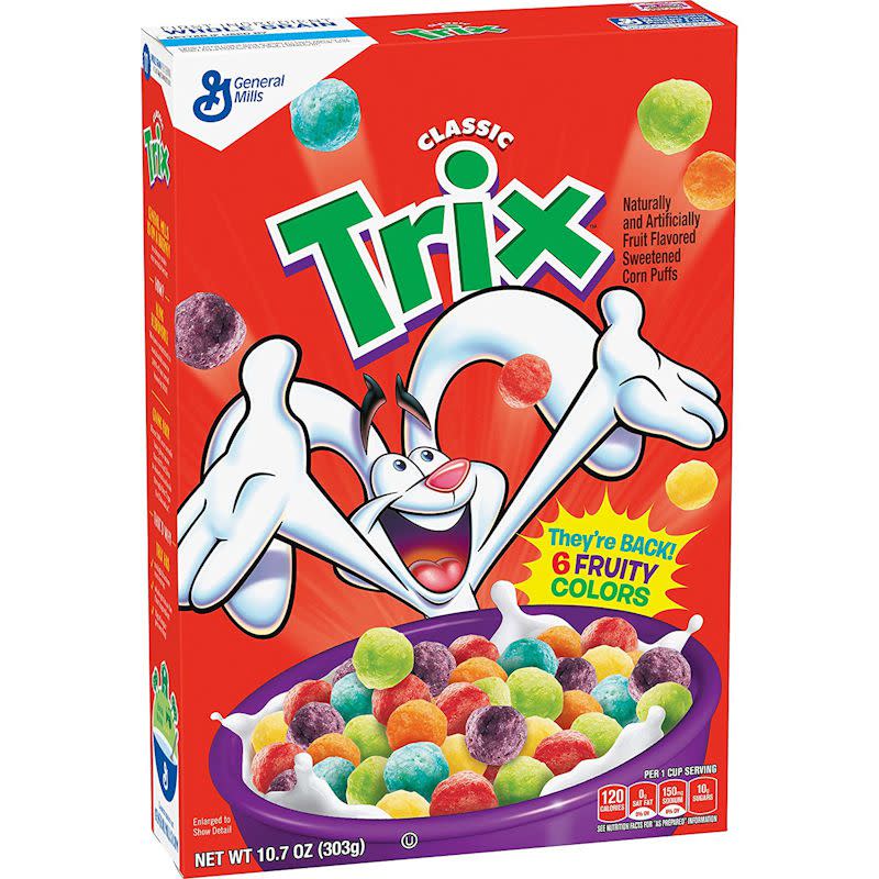 The Trix Rabbit Has Eaten His Cereal Only Three Times