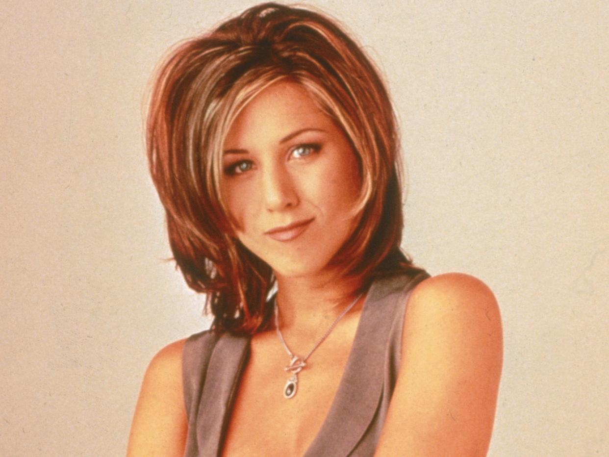 Jennifer Aniston as Rachel Green in Friends. (NBC Television | Getty Images)